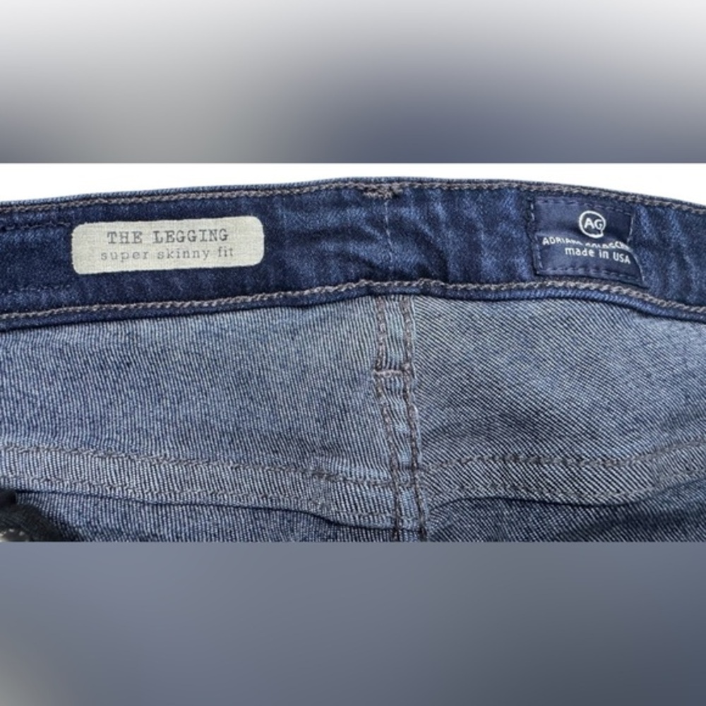 Adriano Goldschmied The Legging Super Skinny Fit Jeans Womens 25 Dark Wash - Picture 5 of 12